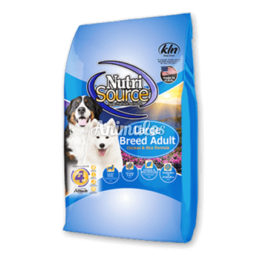 נוטרי סורס מזון לכלבים בוגרים מגזעים גדולים במשקל 25 ק"ג ומעלה 11.8 ק"ג